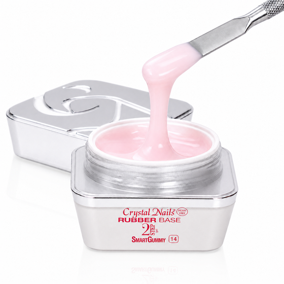 2S Smart Gummy Rubber Base Gel - 14 - 30ml (borcănel) - Crystal Nails