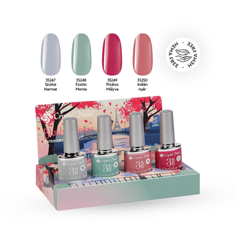 Kit 3Step Crystalac Blush&Breeze - Crystal Nails