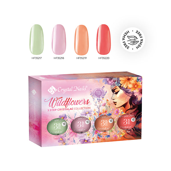 Kit - WildFlower - 3step CrystaLac 4x - 4ml – Crystal Nails