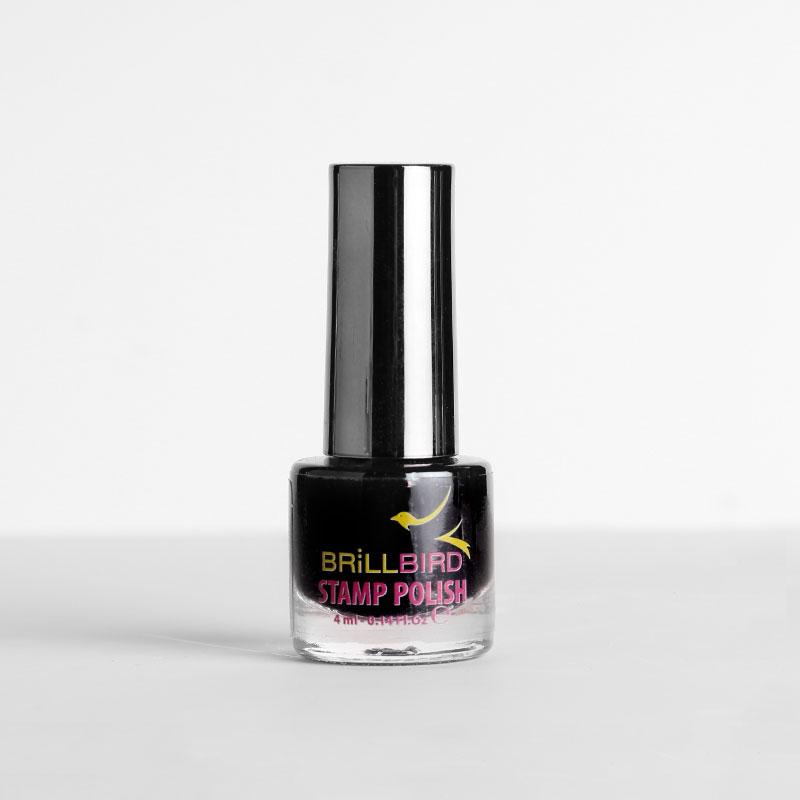 Lac pentru Ștampilă Black - 4ml - BrillBird