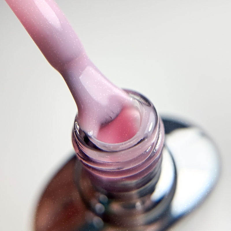 liquid-fusion-acrylgel-angel-glow-13ml-crystal-nails - textură (macro)