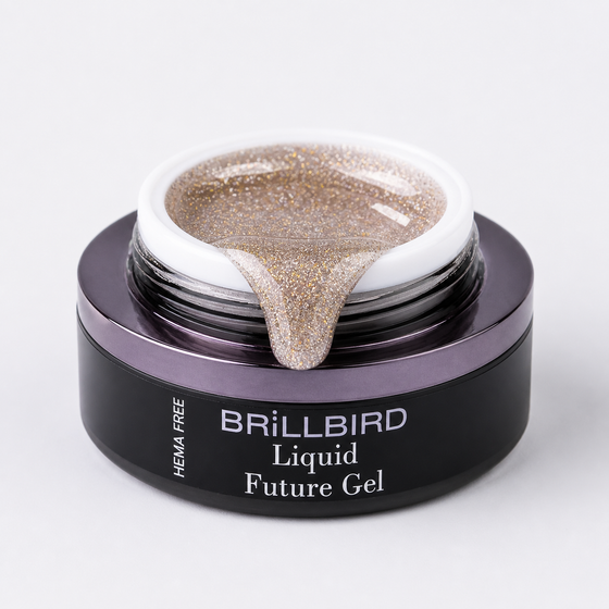 Liquid Future Polygel Gold - 15 ml - BrillBird