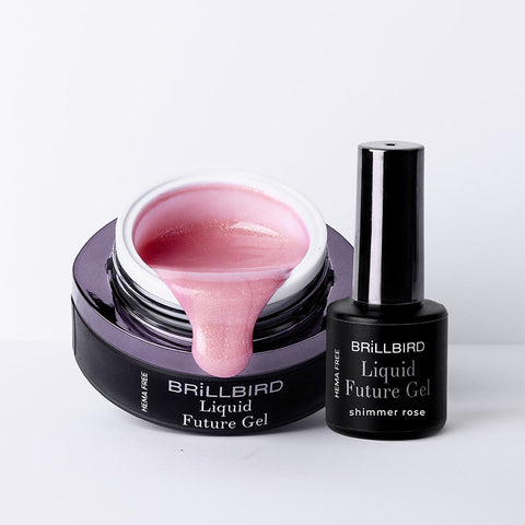 Liquid Future Polygel Shimmer Rose - BrillBird