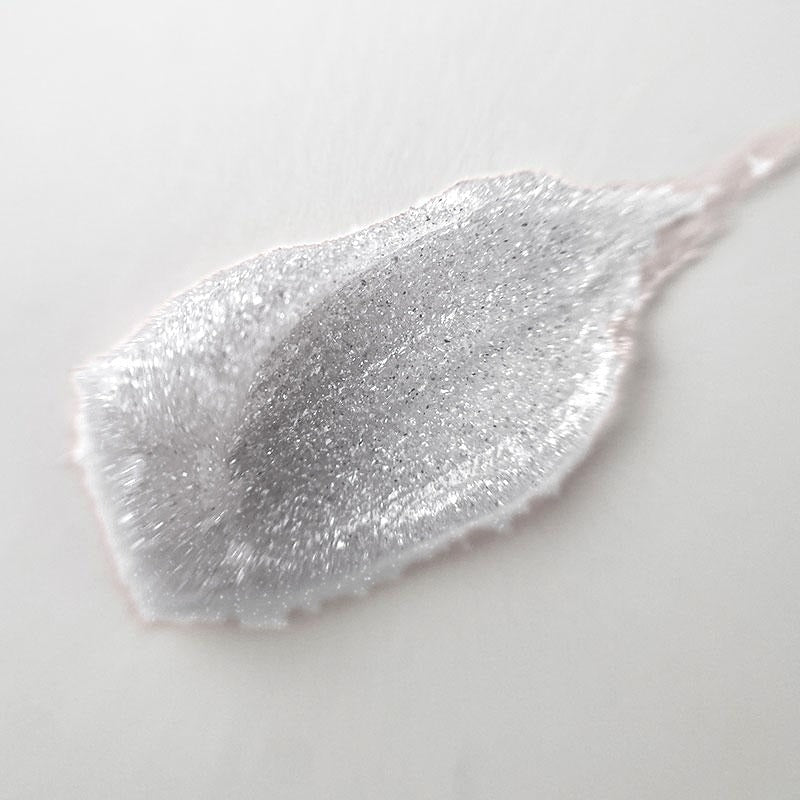 liquid-future-polygel-silver-15-ml-brillbird - textură