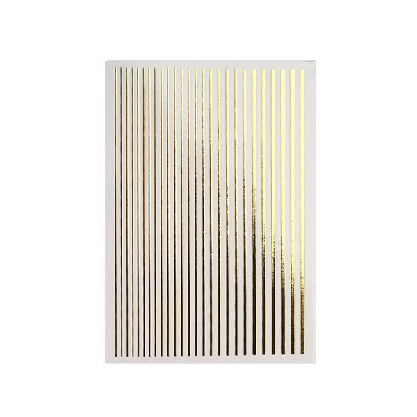Magic Stripes Stickers - Gold – Crystal Nails