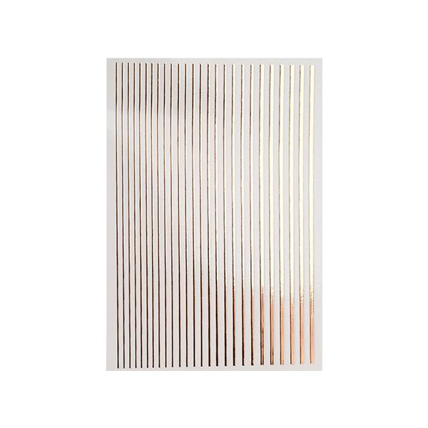 Magic Stripes Stickers - Rosegold – Crystal Nails