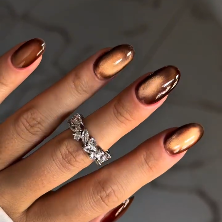 Tiger Eye Lux CrystaLac - Maple - 4ml – Crystal Nails