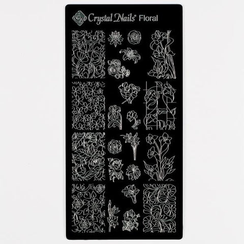 Matriță Pentru Ștampila - Floral - Crystal Nails