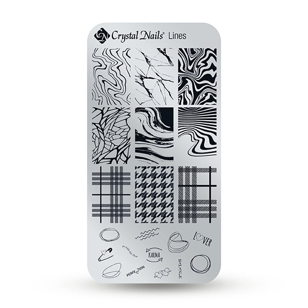 Matriță Pentru Ștampila - Lines – Crystal Nails