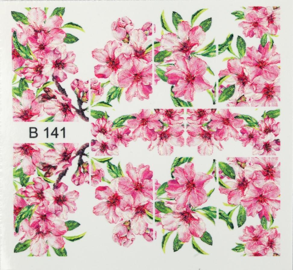 Nail sticker B141 – 3D - BrillBird