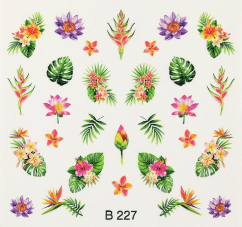 Nail sticker B227 - 3D - BrillBird