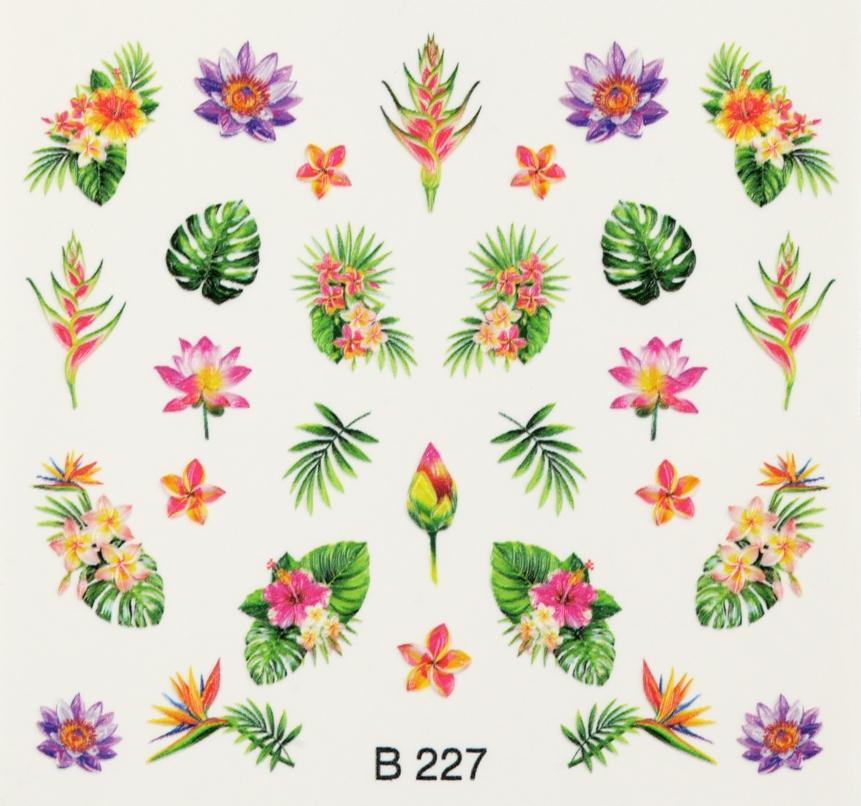 Nail sticker B227 – 3D * – BrillBird