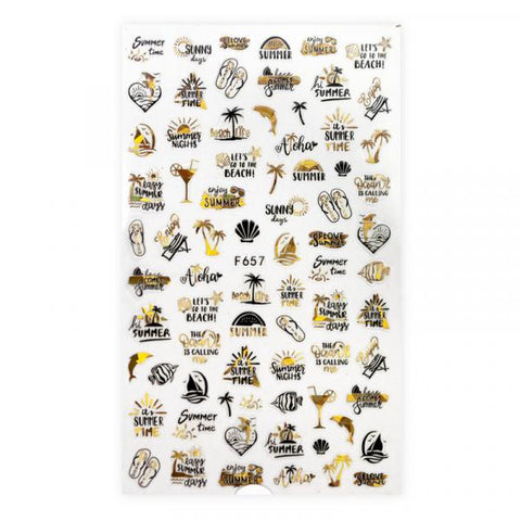 Nail Sticker F657 - BrillBird