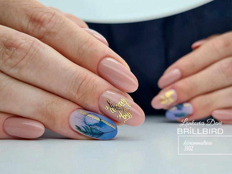 Nail sticker J302 - BrillBird