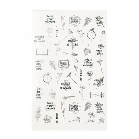 Nail sticker J318 - BrillBird