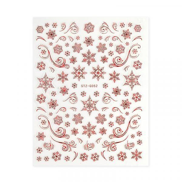 Nail sticker STZ-G052 - Christmas - BrillBird