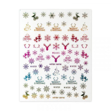 Nail sticker WG-445 Rainbow