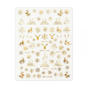 Nail sticker WG-445 Russian Gold