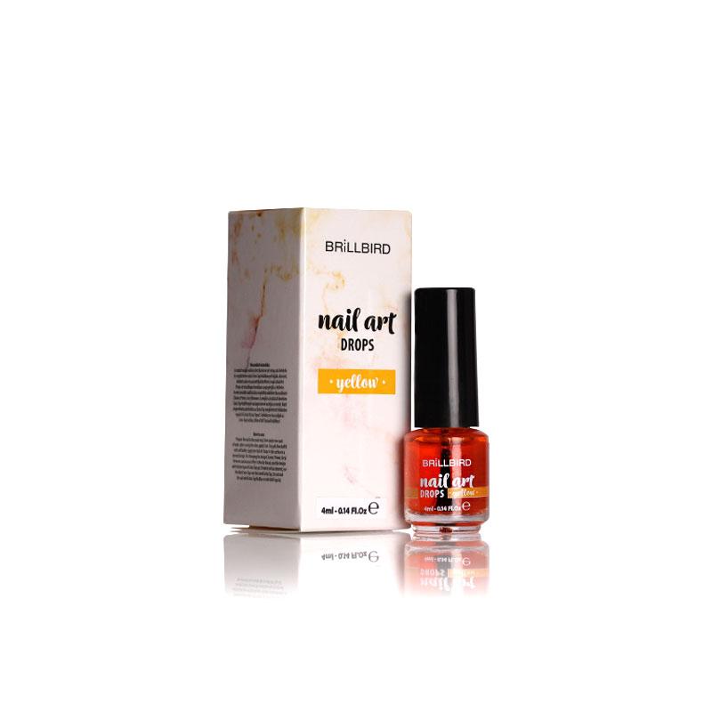 Nail Art Drops - Galben – BrillBird