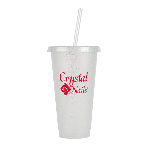 Pahar cu logo Crystal Nails - Roz - 750ml * – Crystal Nails