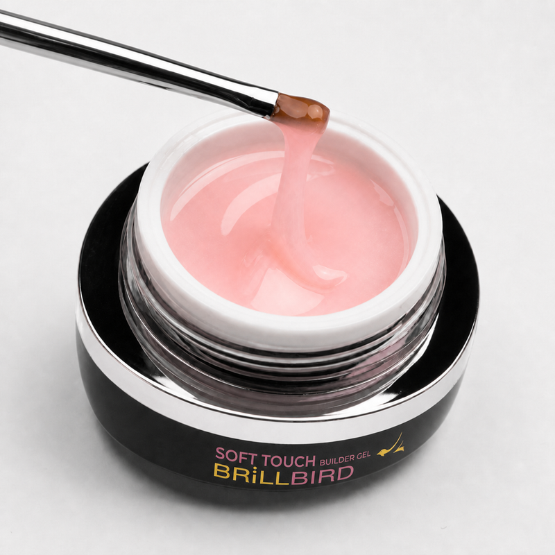 Soft Touch Builder Gel - Peach Pirouette - 15ml - BrillBird