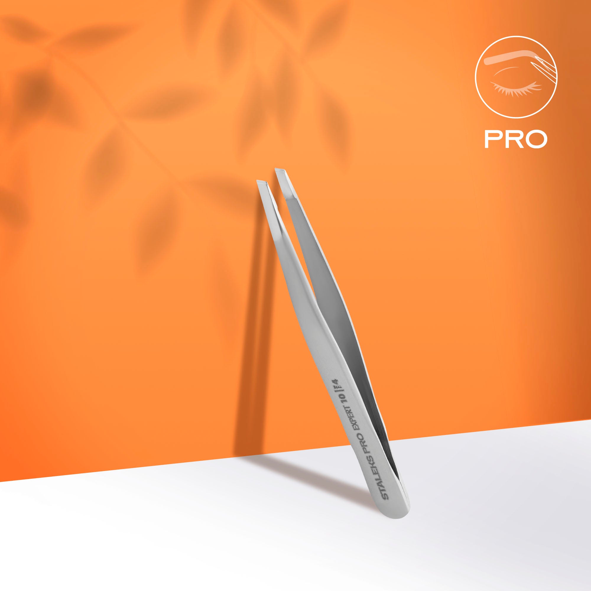 Pensetă pentru sprâncene cu prindere in unghii Expert 10 (TE-10/4) – Staleks