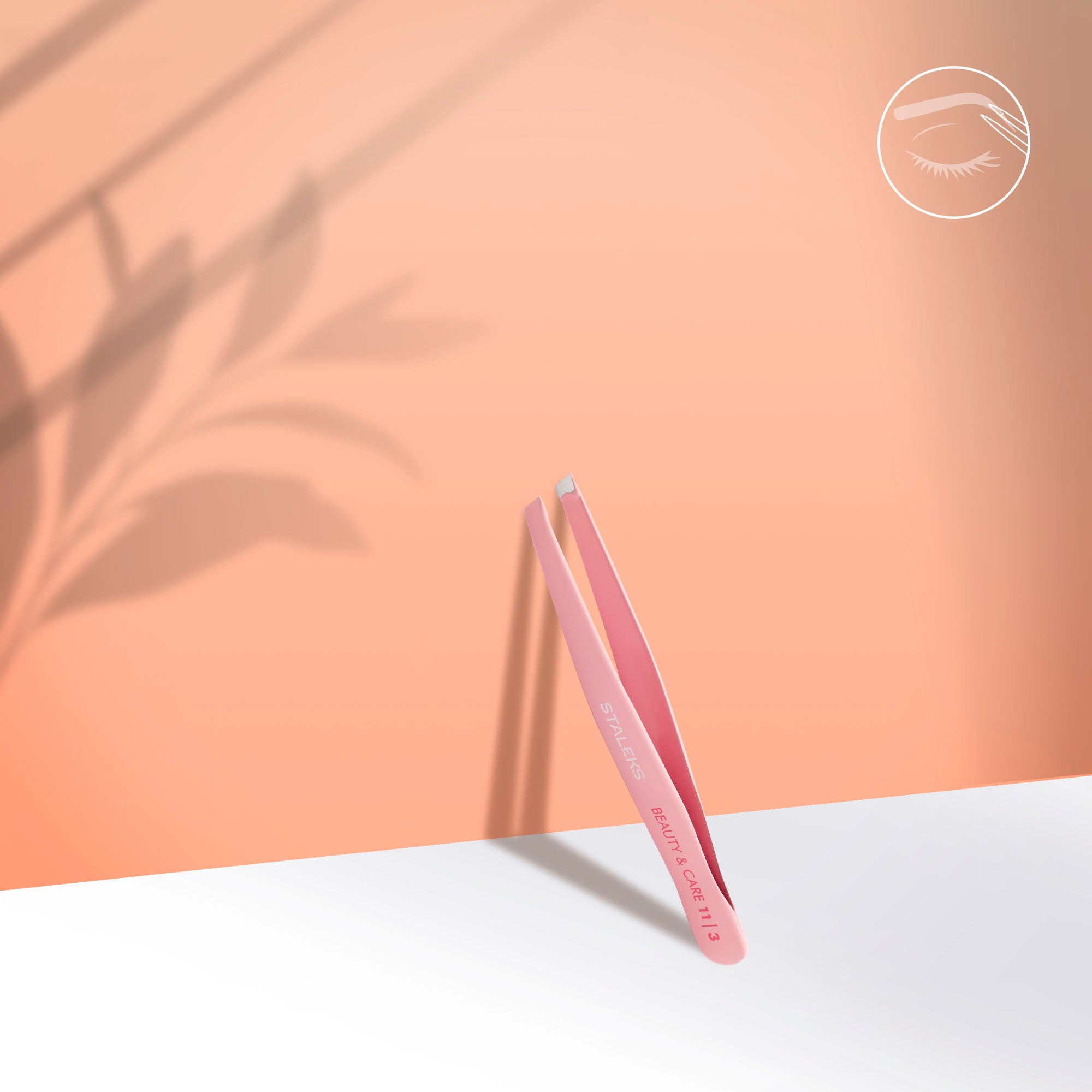 Pensetă pentru sprâncene (prindere unghii) Beauty & Care'11 (TBC-11/3) – Staleks