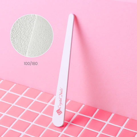 # Pila Lacrimă logo rosu - 100/180 - Crystal Nails