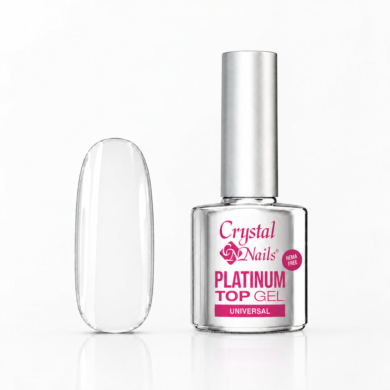 Platinum Top Gel - Efect Oglindă - 13ml - Crystal Nails