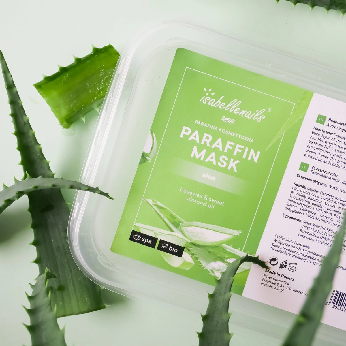 Parafină cosmetică Isabellenails cu aloe vera 500 ml – Beautiona