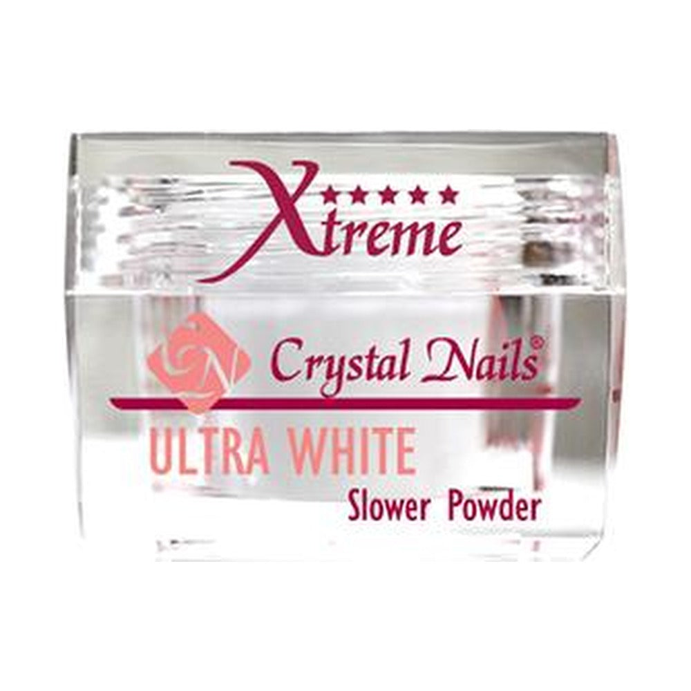 Praf Acrylic Slower Powder - Xtreme Ultra White- OUTLET - Crystal Nails