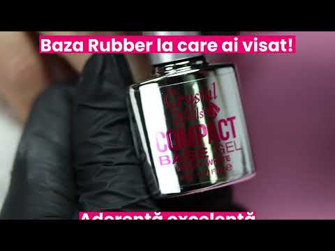 Compact Rubber Base Gel - Cover Pink - Crystal Nails