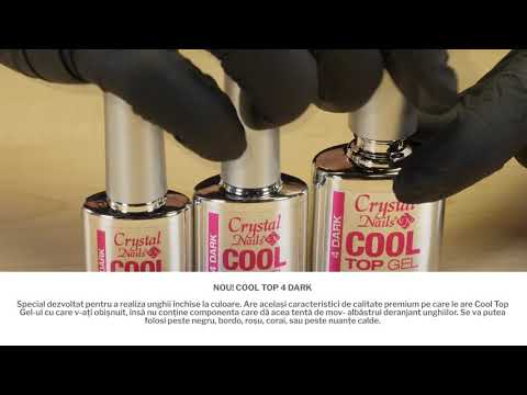 Cool Top Gel 4 Dark - 13ml - Crystal Nails