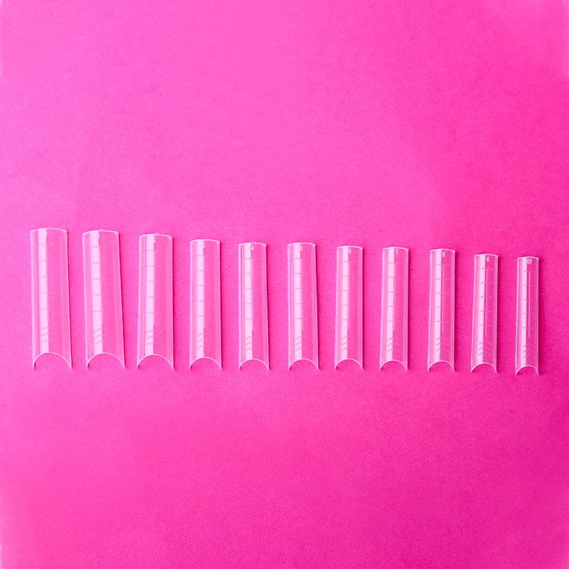 Fusion Acrygel Reverse Tips - Slim Half Square - 120buc – Crystal Nails