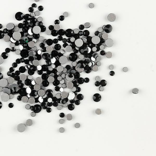 Rhinestone (100pcs) - Black SS8 - BrillBird