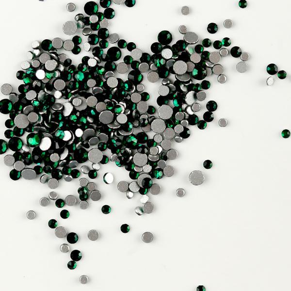 Rhinestone (100pcs) - Emerald green SS8 - BrillBird
