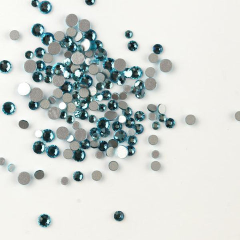 Rhinestone (100buc) - Turquoise SS8 - BrillBird