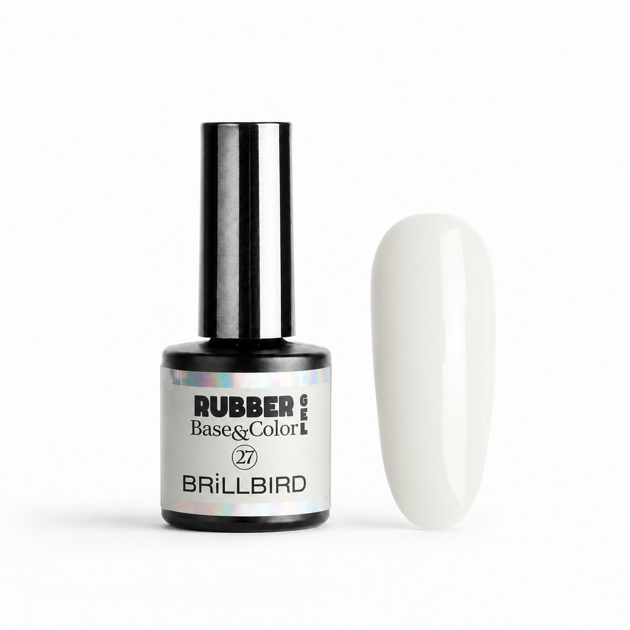 Rubber Base & Color 27 - BrillBird - flacon și swatch