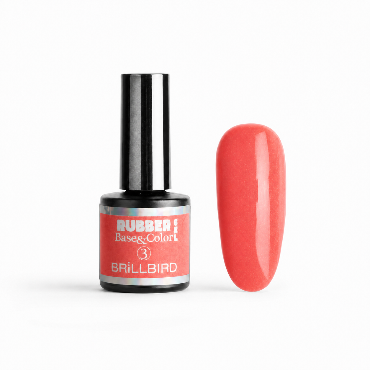 Rubber Base & Color 3 - BrillBird - flacon și swatch