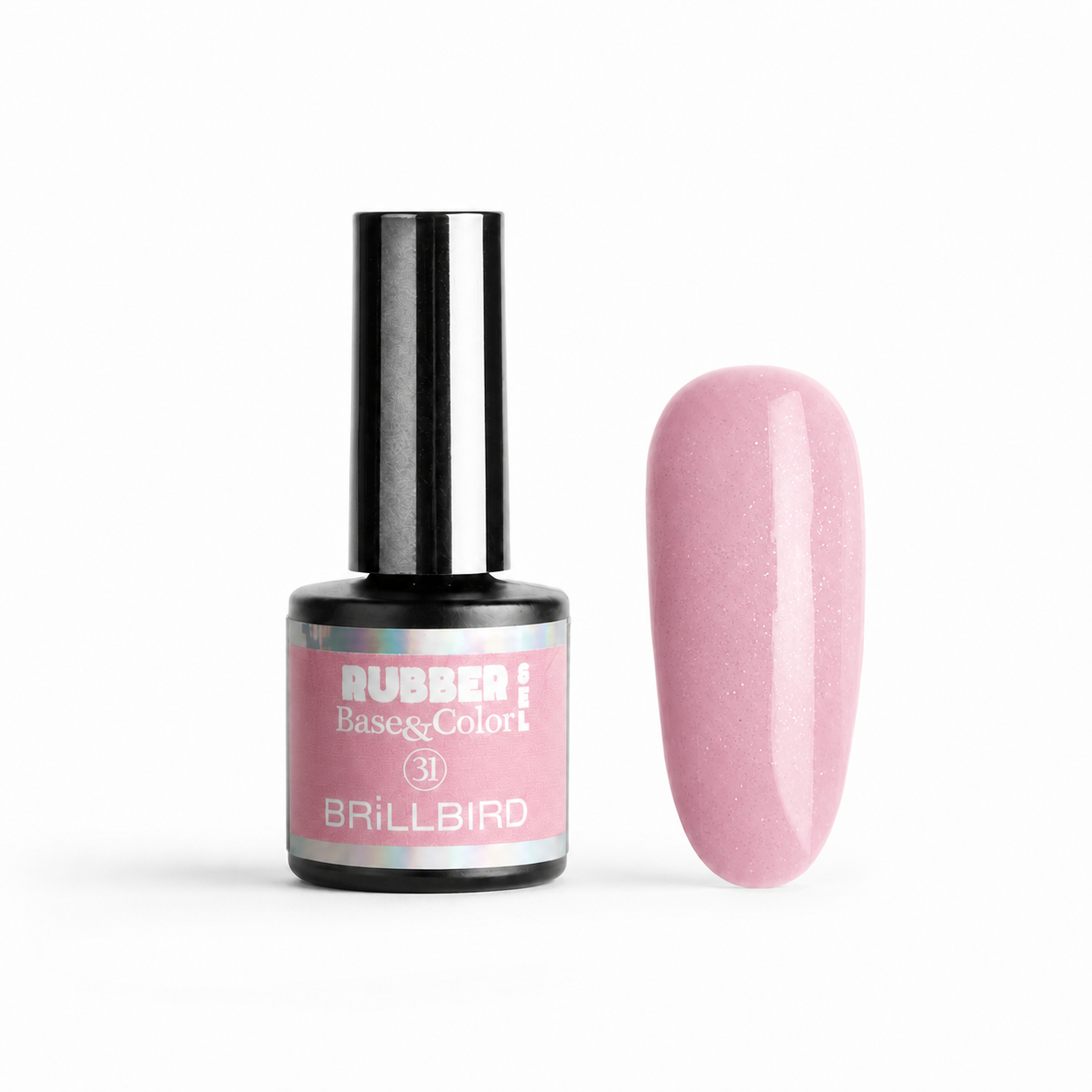 Rubber Base & Color 31 - BrillBird - flacon și swatch