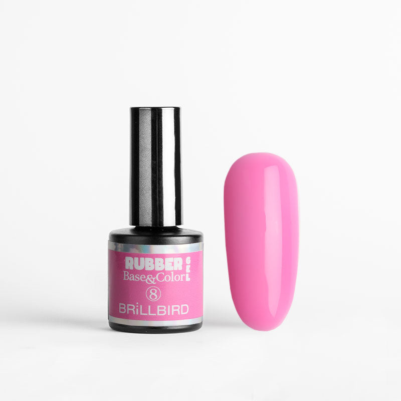 Rubber Base & Color - 8 - 8ml - BrillBird
