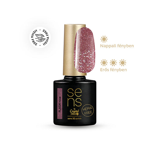 Sens 3G Polish Flash - Flash Rose - 4ml - Crystal Nails