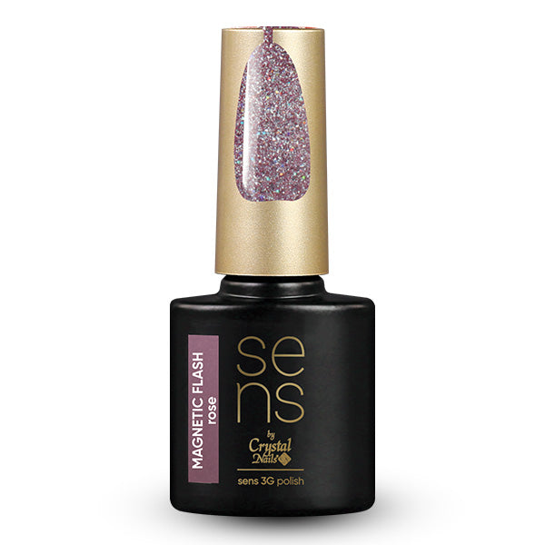 Sens - 3g Polish Magnetic Flash  - Rose - 4ml – Crystal Nails