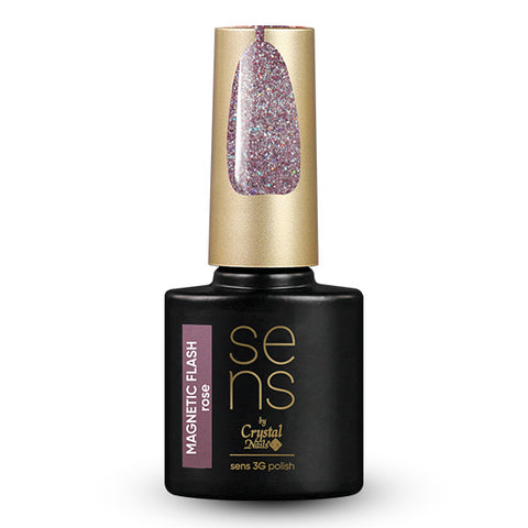 Sens - 3g Polish Magnetic Flash - Rose - 4ml - Crystal Nails
