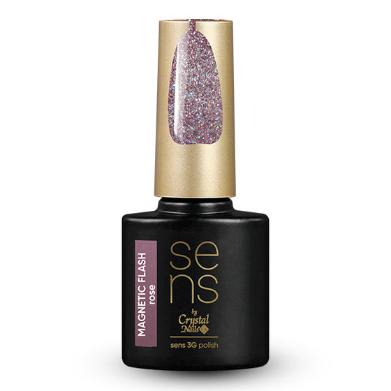 Sens - 3g Polish Magnetic Flash - Rose - 4ml - Crystal Nails
