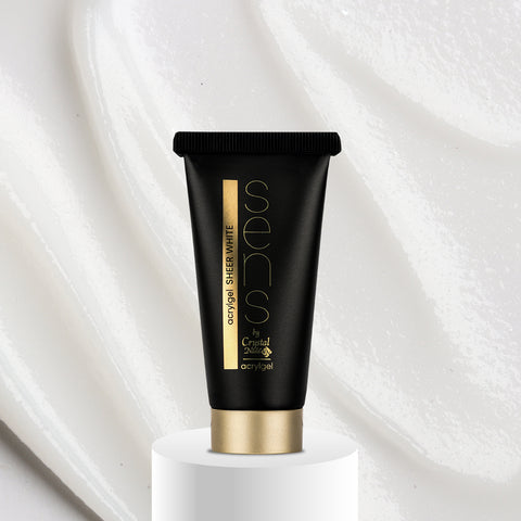 Sens Acrylgel - Sheer white - 30g - Crystal Nails