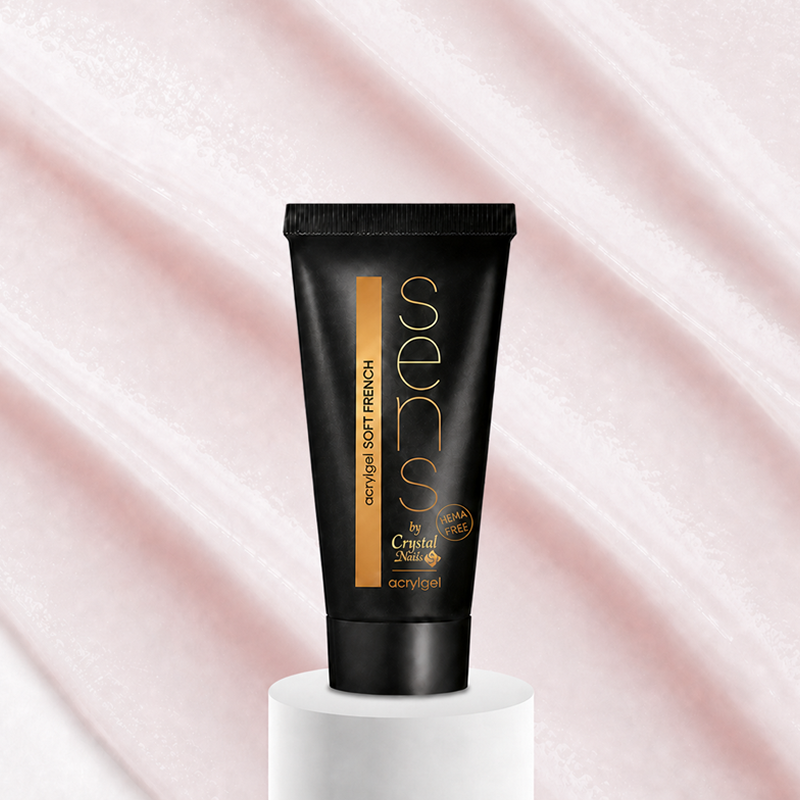 Sens Acrylgel - Soft French - 30g - Crystal Nails