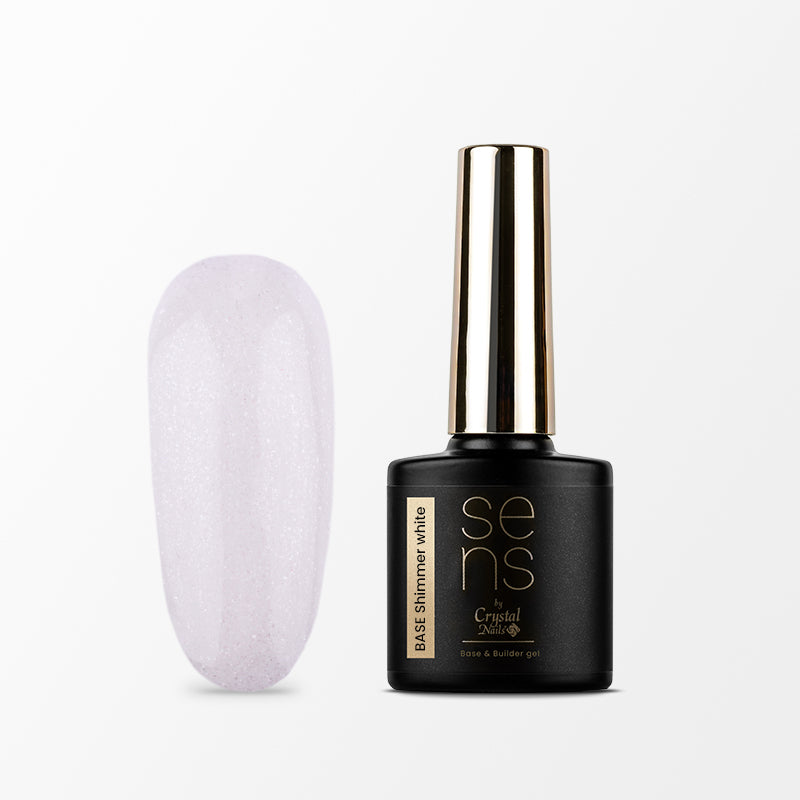 Sens Base Gel - Shimmer White – Crystal Nails