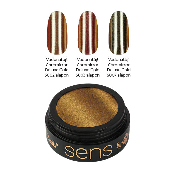 Sens Deluxe Pigment Chromirror - Gold – Crystal Nails