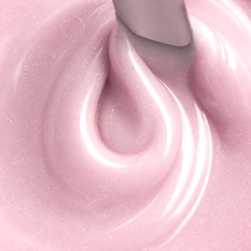 SENS Flash Builder Gel - Milky Rose - Crystal Nails - textură